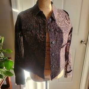 Nine West Animal Print Jacket